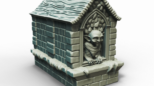 Fantasy Book Nook Watchful Goblin - Image 4