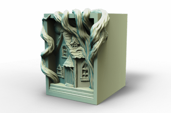 Fantasy Book Nook Haunted House - Image 2
