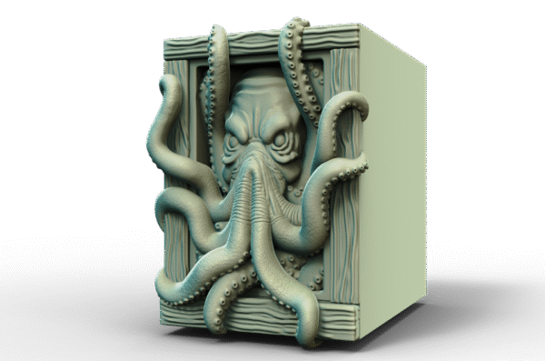 Fantasy Book Nook Tentacled Fury - Image 2