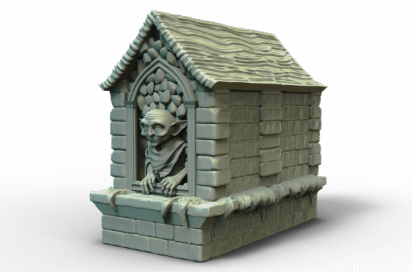 Fantasy Book Nook Watchful Goblin - Image 2