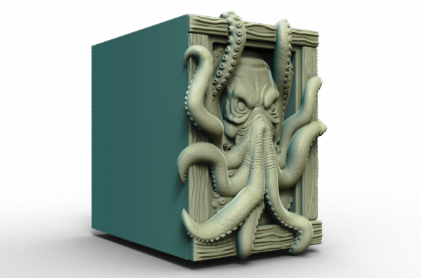 Fantasy Book Nook Tentacled Fury - Image 3
