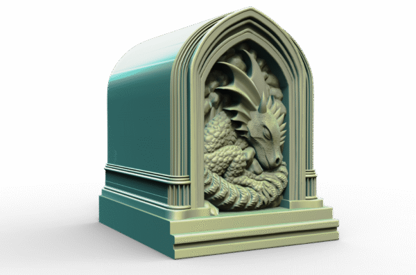 Fantasy Book Nook Sleeping Dragon - Image 3