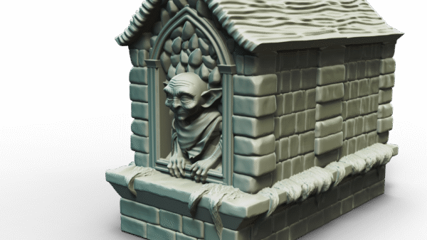 Fantasy Book Nook Watchful Goblin - Image 3