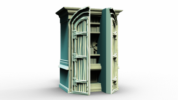 Fantasy Book Nook Mini Library - Image 5