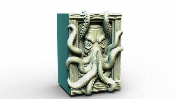 Fantasy Book Nook Tentacled Fury - Image 4