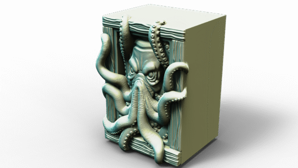 Fantasy Book Nook Tentacled Fury - Image 5